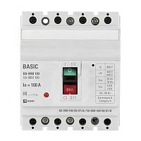 Автоматический выключатель ВА-99М 100/100А 3P+N 20кА EKF Basic | код. mccb99-100-100m-4P | EKF 
